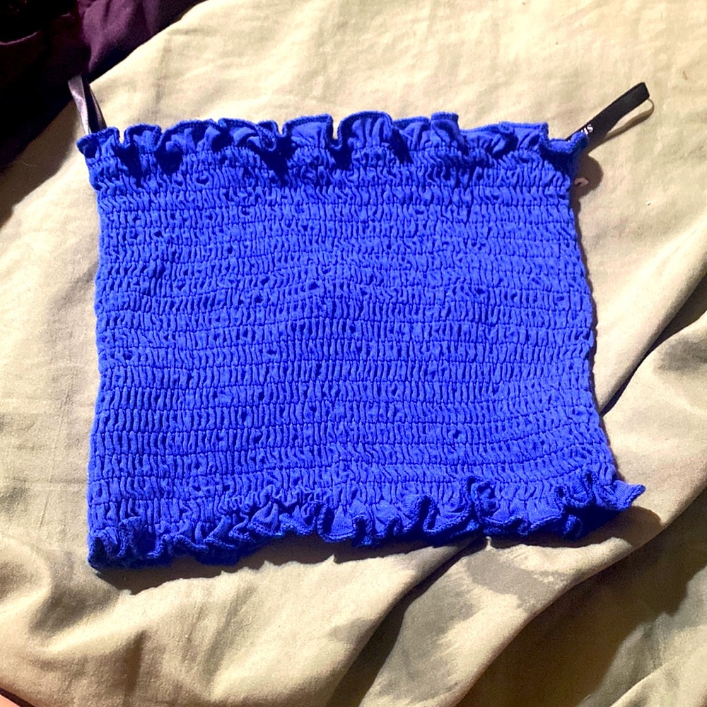 dark clue tube top